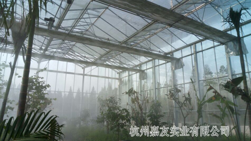 植物园安装高压微雾加湿器